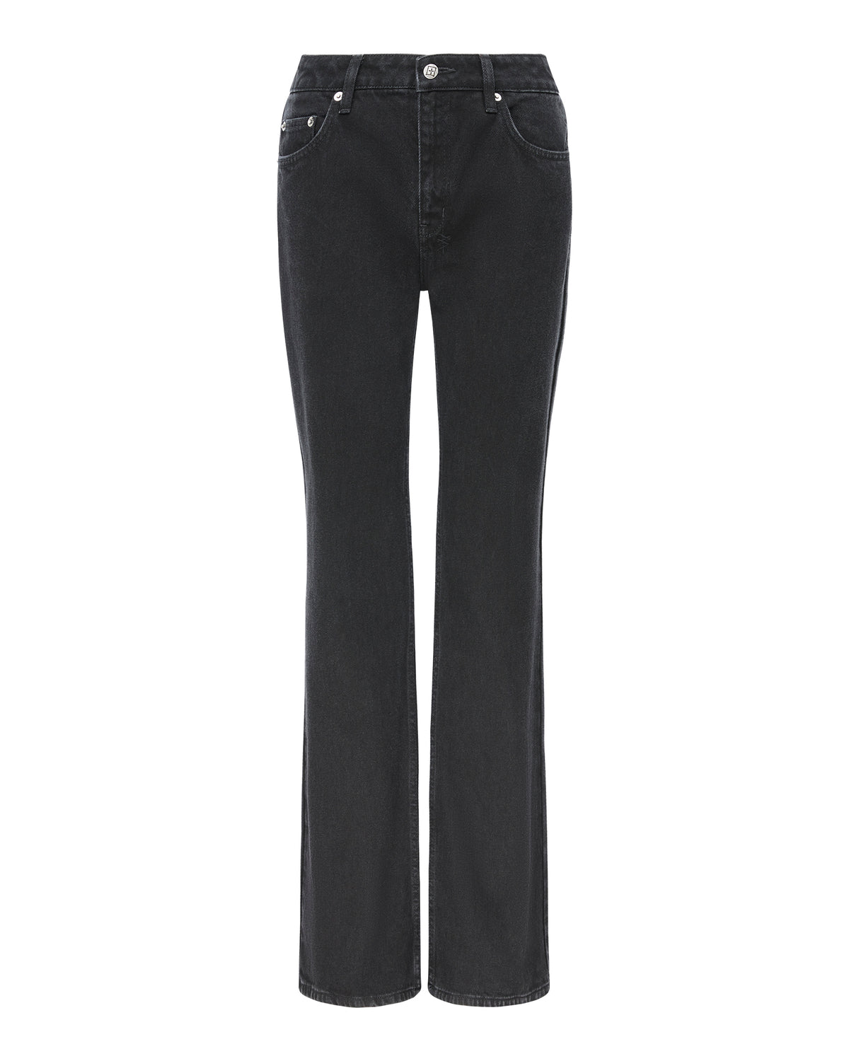 Womens Soho Lo Jet Black Bootcut Denim Jeans - Black