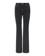 Womens Soho Lo Jet Black Bootcut Denim Jeans - Black