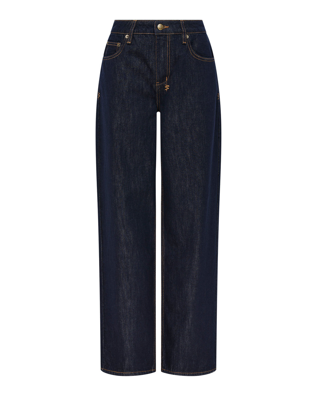 Womens Empire Jean Original Straight Denim Jeans - Denim