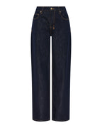 Womens Empire Jean Original Straight Denim Jeans - Denim