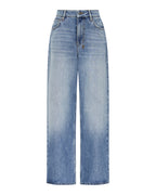 Womens Empire Jean Horizon Straight Denim Jeans - Denim