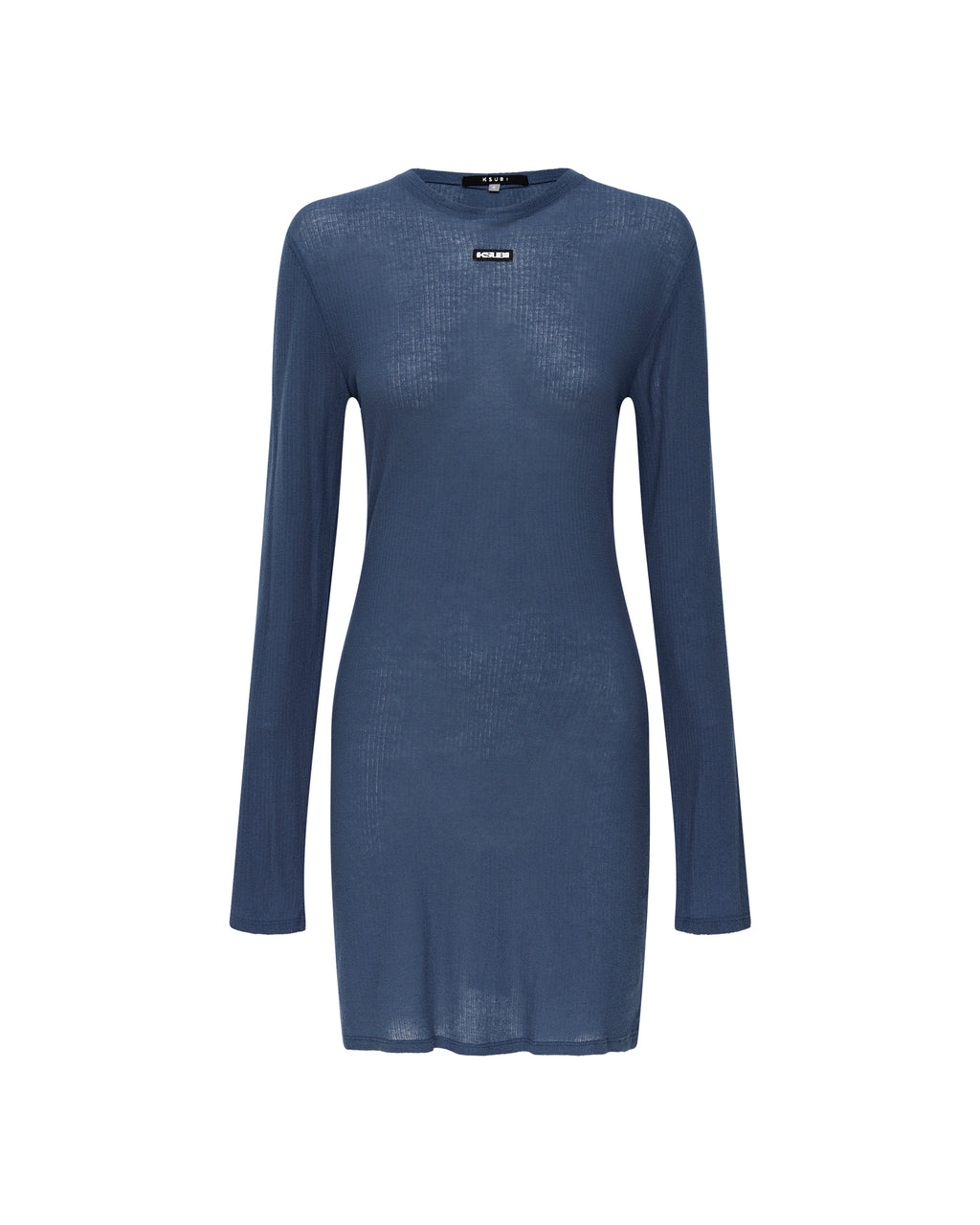 Womens Crawford Ls Dress Ink Blue Fitted Dresses - Navy