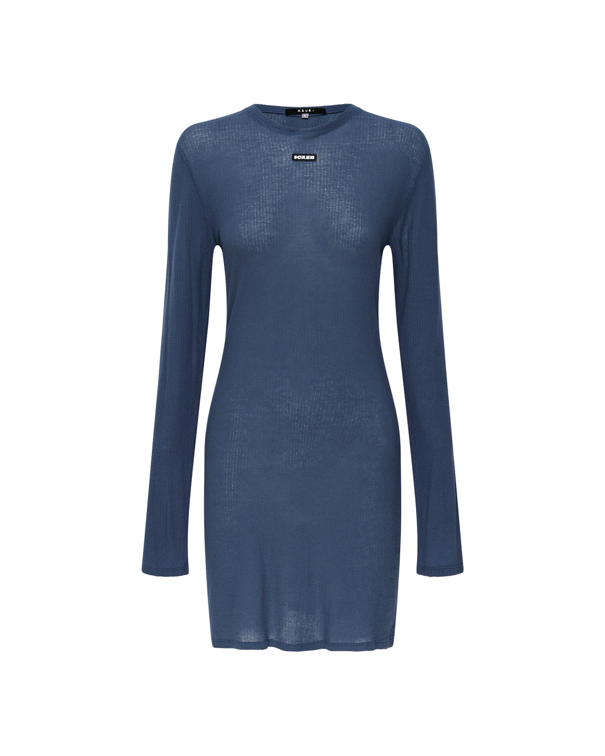 Womens Crawford Ls Dress Ink Blue Fitted Dresses - Navy