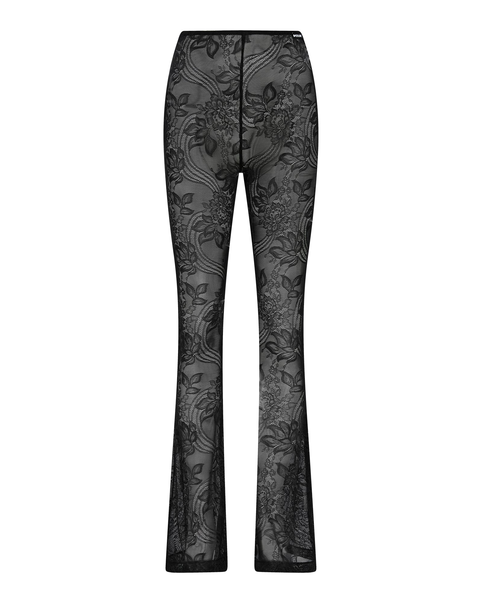 Womens Flare Pant Black Lace Pants | Ksubi ++