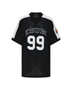 Womens 99 Ss Jersey Black Baggy Tees - Black