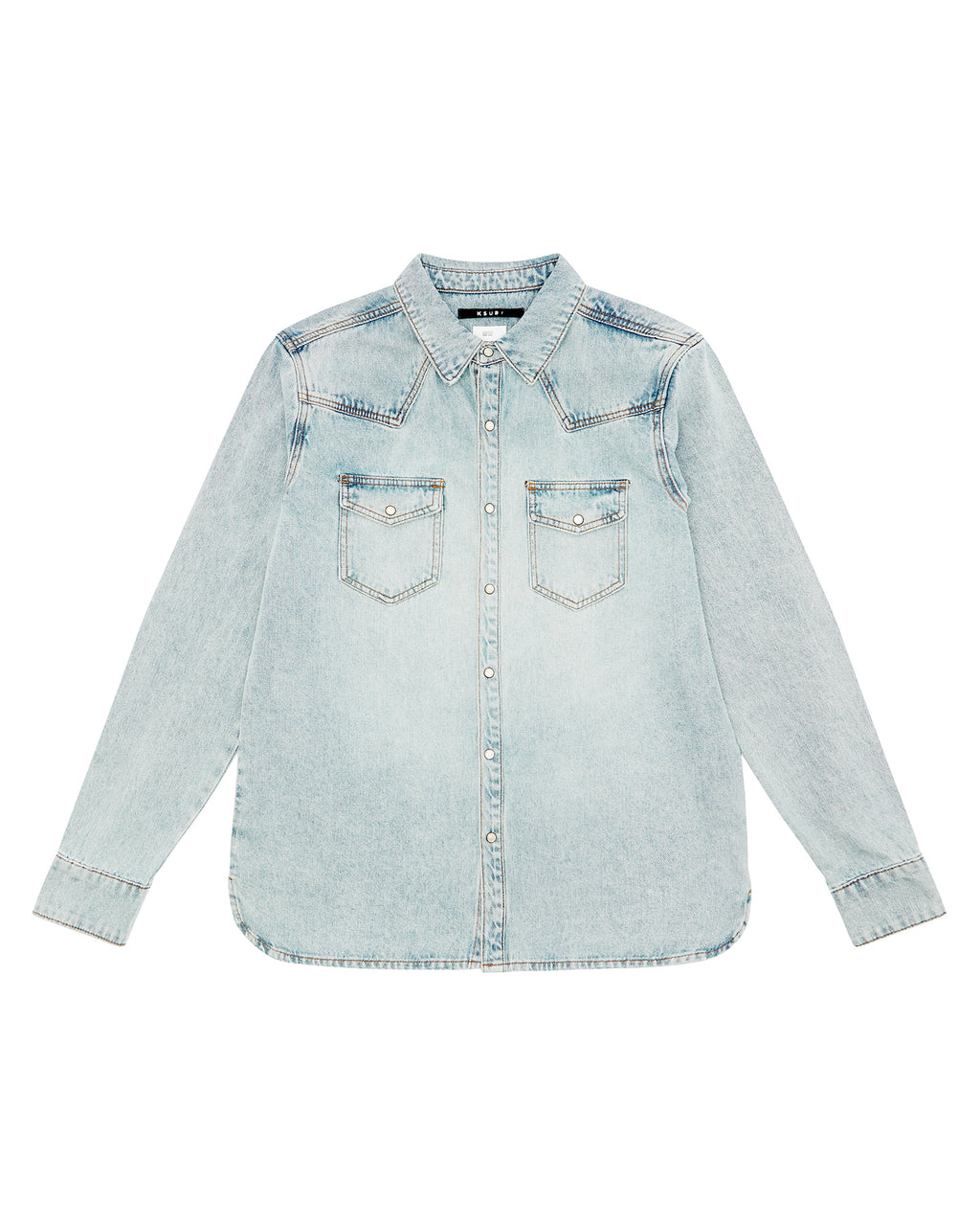 Mens Whiplash Ls Shirt Paragon Regular Shirts - Denim