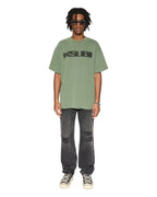 Mens World Order Ekcess Ss Tee Hash Oversized Tees - Green