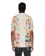 Mens World Order Resort Ss Shirt Multi Regular Shirts - Multi Colour