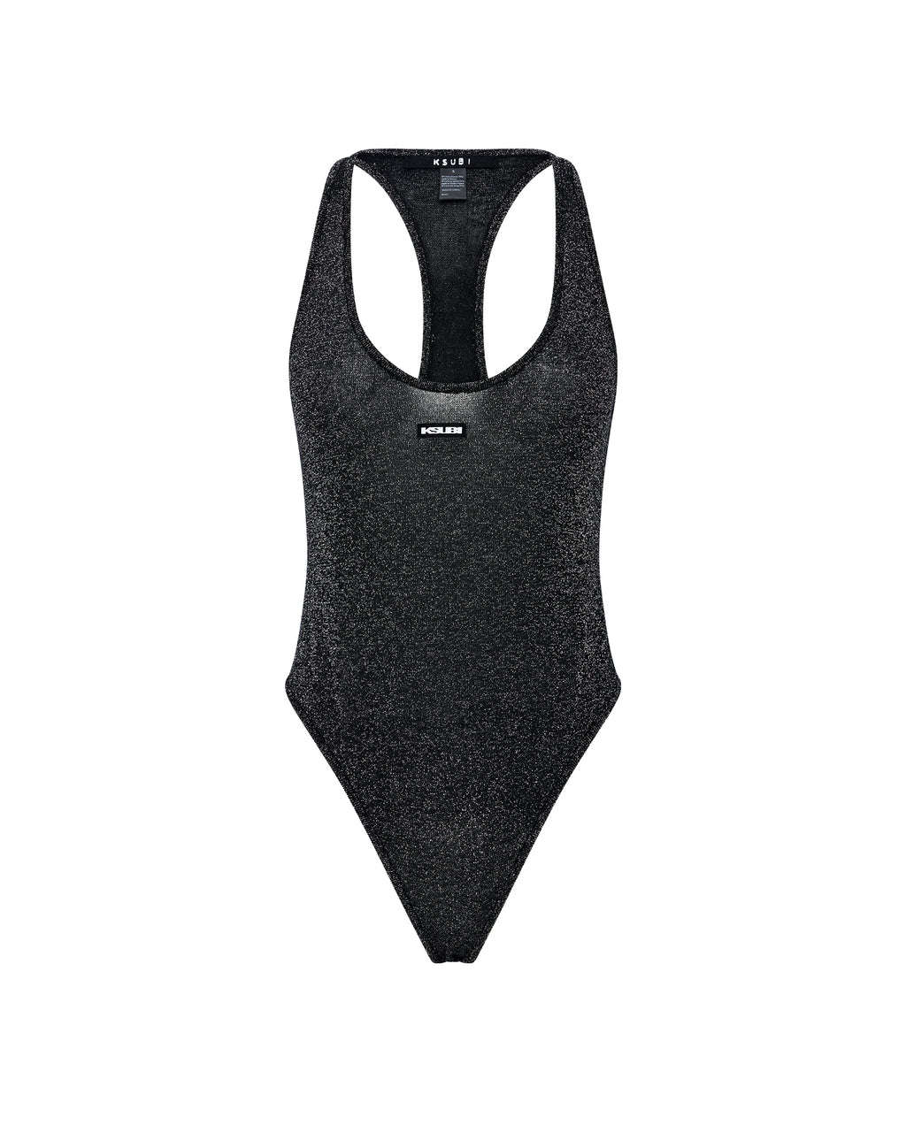 Womens Lara Bodysuit Silver Slim Fashion Tops - Silver