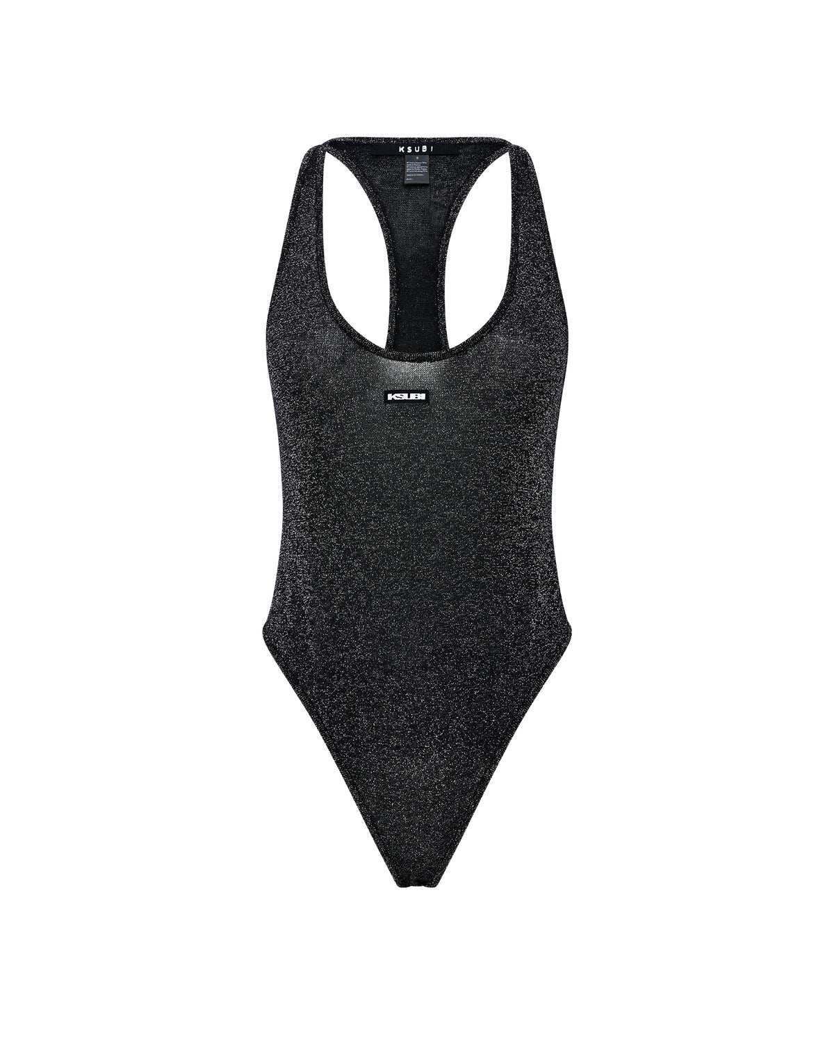 Womens Lara Bodysuit Silver Slim Fashion Tops - Silver