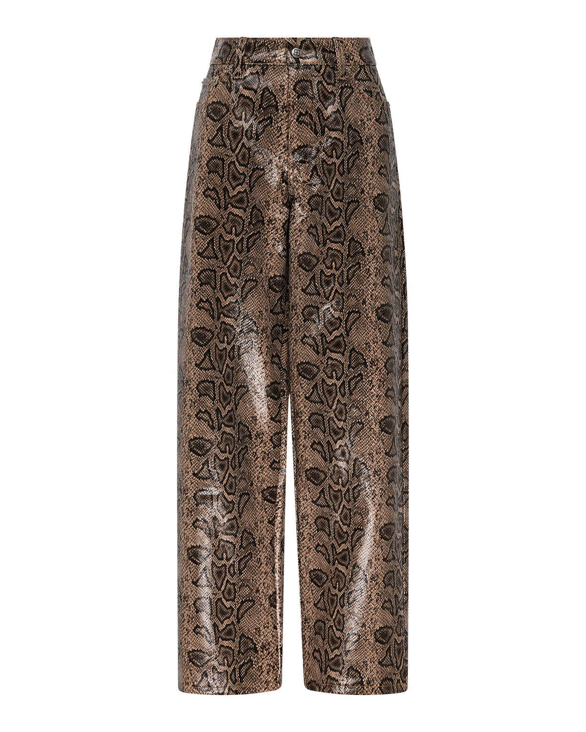 Womens Empire Pant Snakebite Straight Pants - Multi Colour