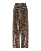 Womens Empire Pant Snakebite Straight Pants - Multi Colour