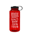 KSUBI X NALGENE 32 OZ POCKET TAG BOTTLE RED