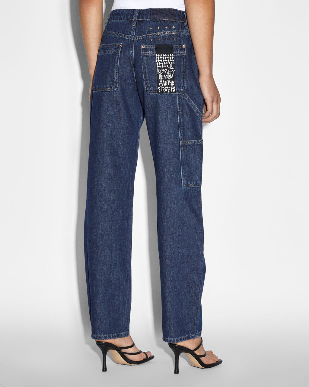 Womens Brooklyn Carpenter Legacy Straight Denim Jeans - Denim