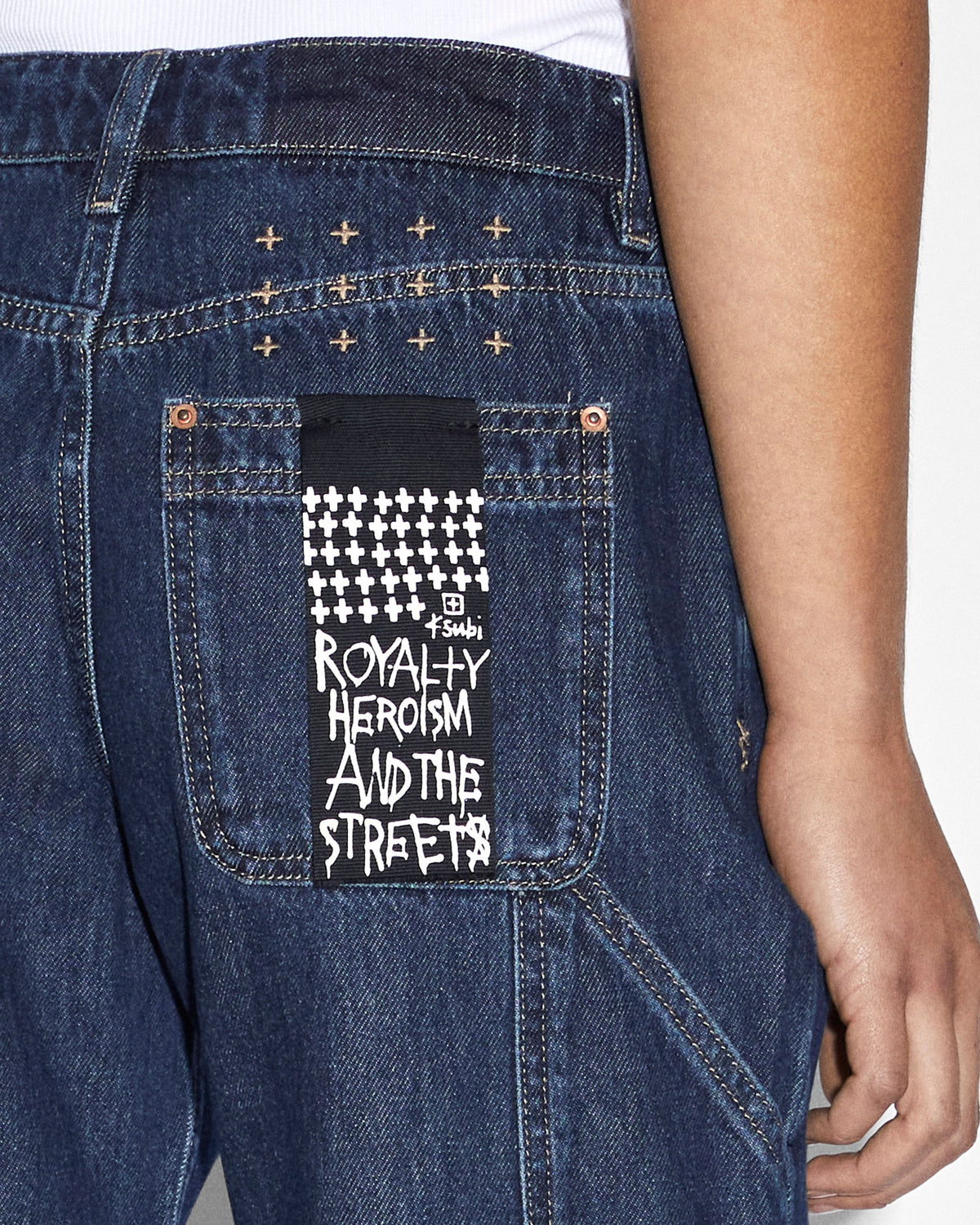 Womens Brooklyn Carpenter Legacy Straight Denim Jeans - Denim