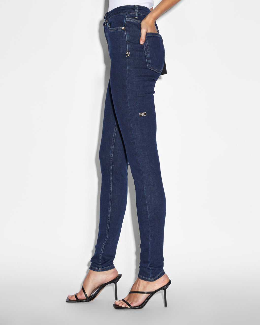 WOMENS HI N WASTED XTRA LEGACY DENIM JEANS