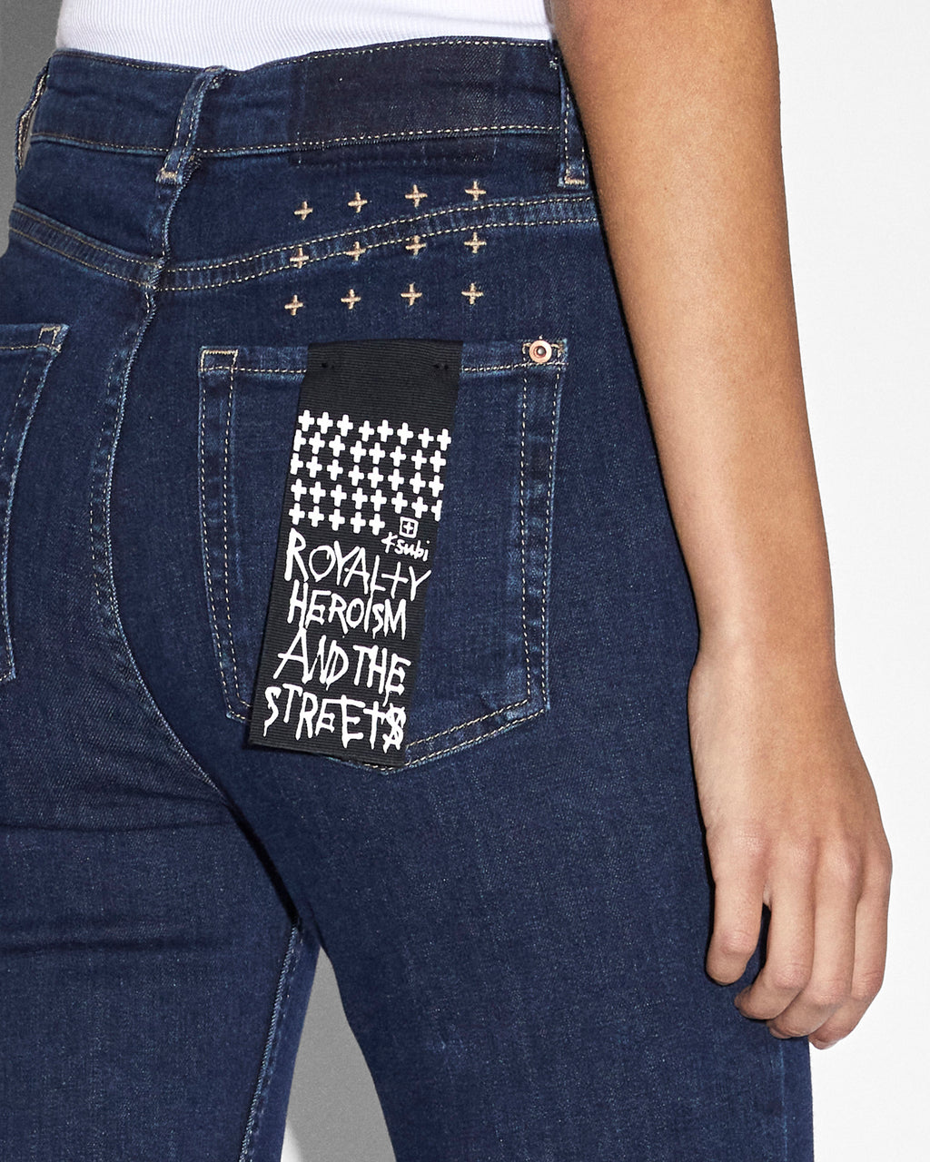 WOMENS HI N WASTED XTRA LEGACY DENIM JEANS