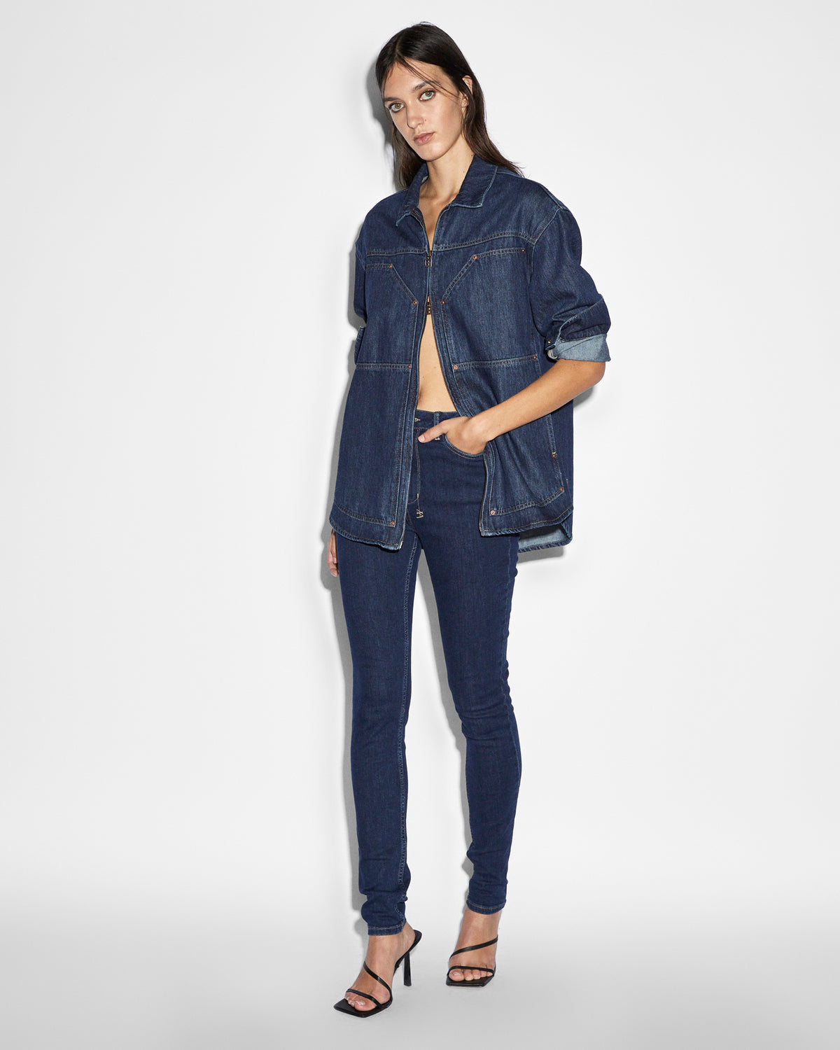 WOMENS HI N WASTED XTRA LEGACY DENIM JEANS