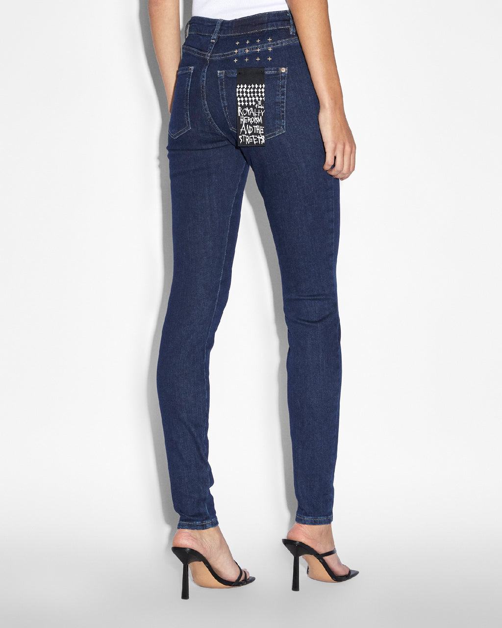 WOMENS SPRAY ON XTRA LEGACY DENIM JEANS