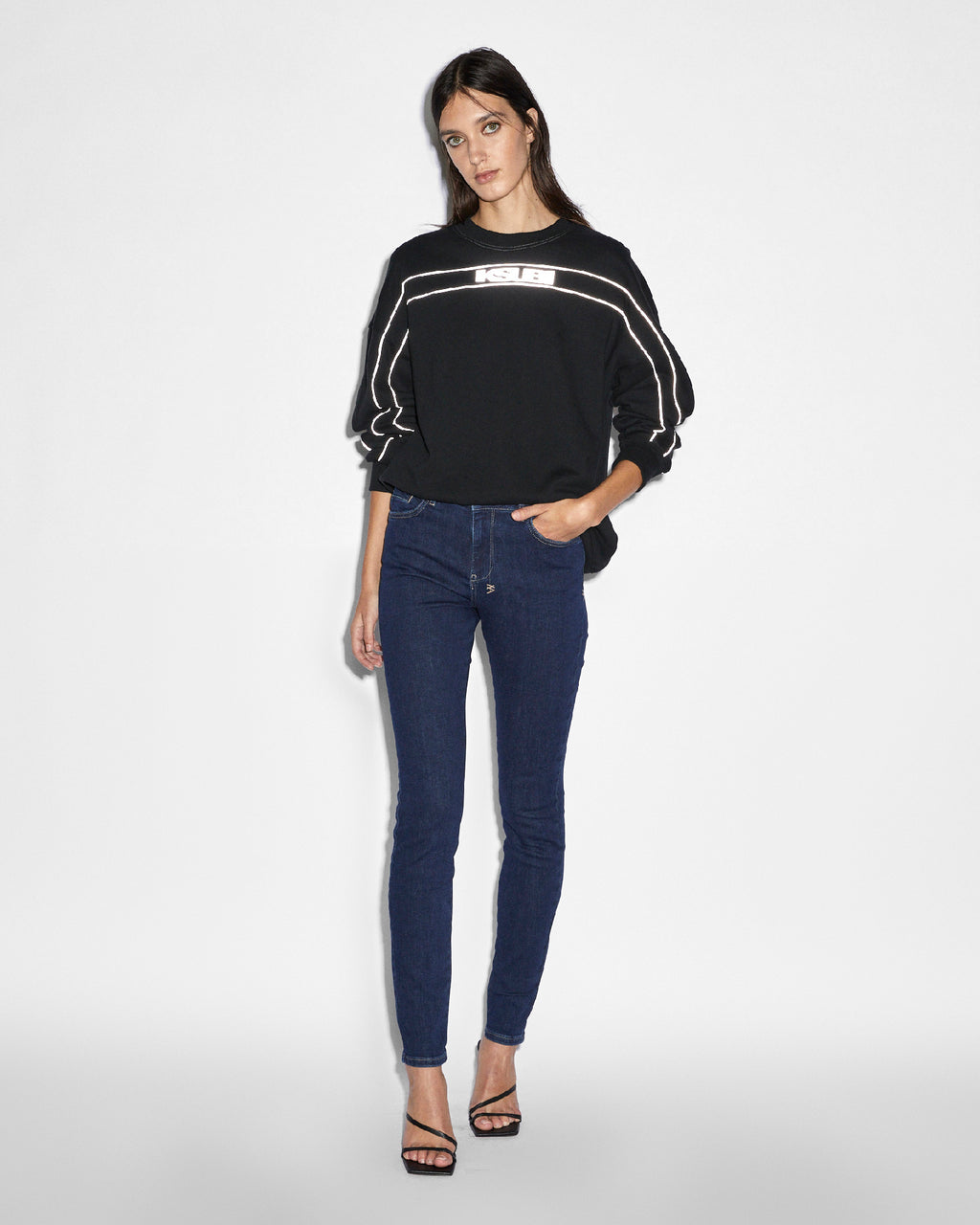 WOMENS SPRAY ON XTRA LEGACY DENIM JEANS