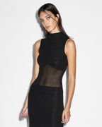 WOMENS TONIK MILANO DRESS BLACK KNITWEAR