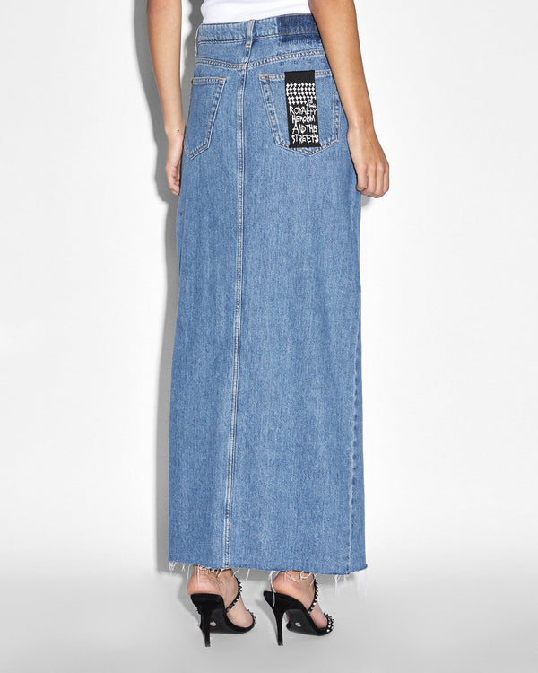 スカート hejokr Maxi Denim Dungarees Skirt hejokr様専用 Maxi Denim