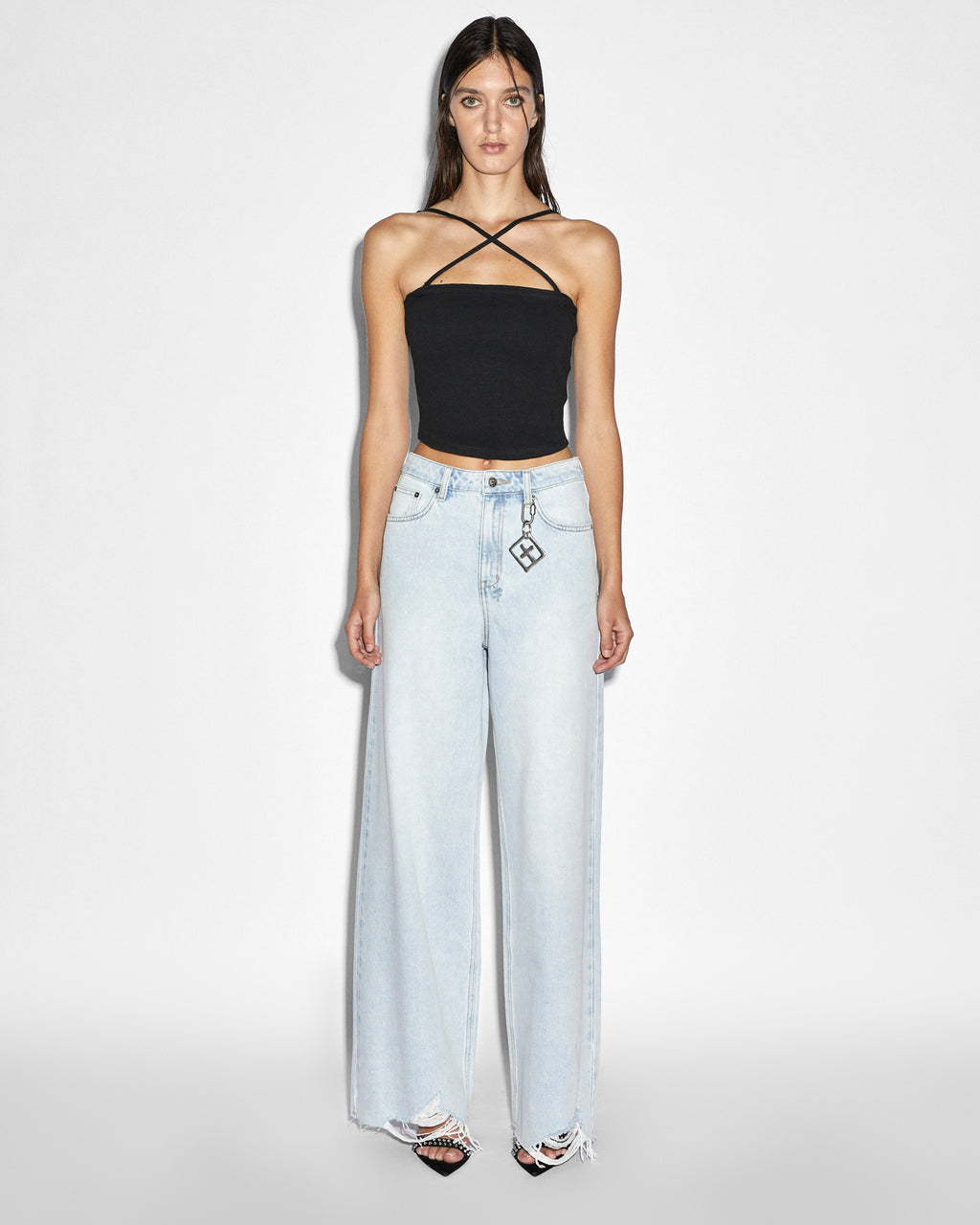 WOMENS ARISE TUBE TOP BLACK FASHION TOPS