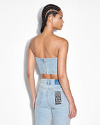 WOMENS BUSTIER DOVE LACED FASHION TOPS