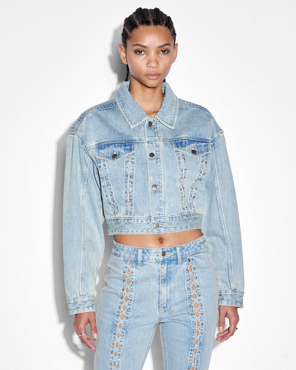 WOMENS BILLIE JACKET DOVE LACED JACKETS