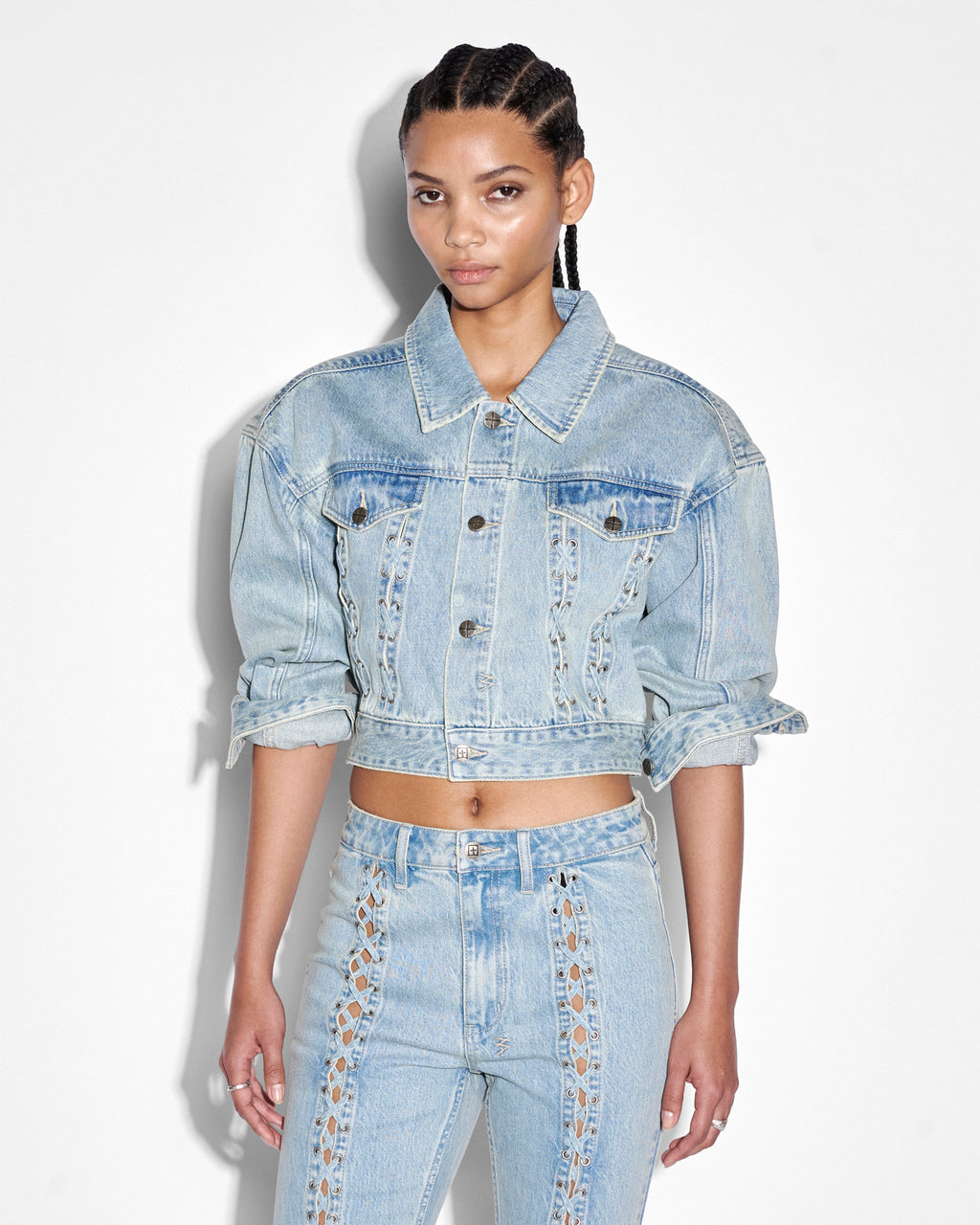 WOMENS BILLIE JACKET DOVE LACED JACKETS