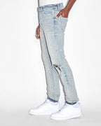 Mens Chitch Asap Tyy Oil Slicker Slim Denim Jeans - Denim