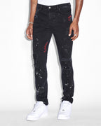 Mens Chitch Asap Tyy Boneyard Slim Denim Jeans - Black
