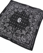 Ghosted Bandana Black/white Accessories - Black