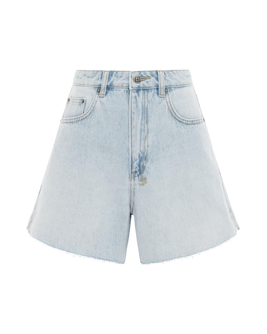 Womens Rise N Hi Drift Fitted Walkshorts - Denim