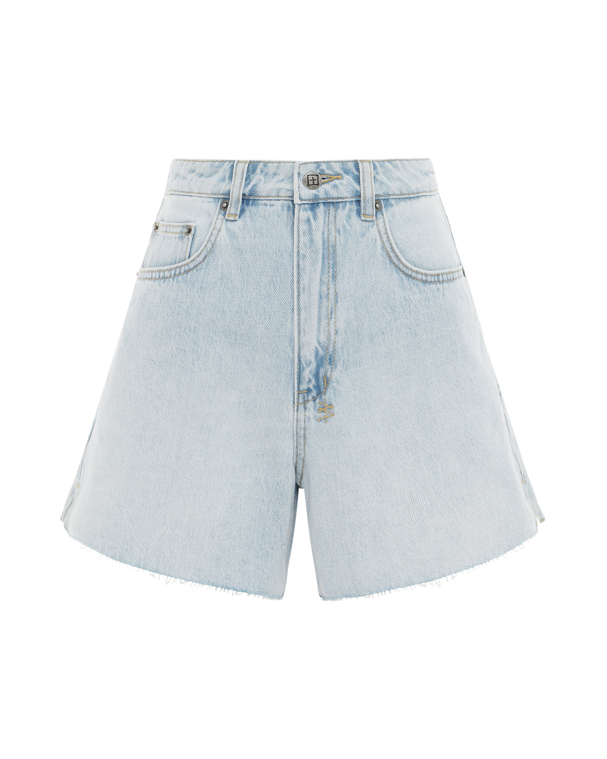 Womens Rise N Hi Drift Fitted Walkshorts - Denim