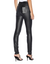 WOMENS  SPRAY ON XTRA JET BLACK WAX SKINNY DENIM JEANS