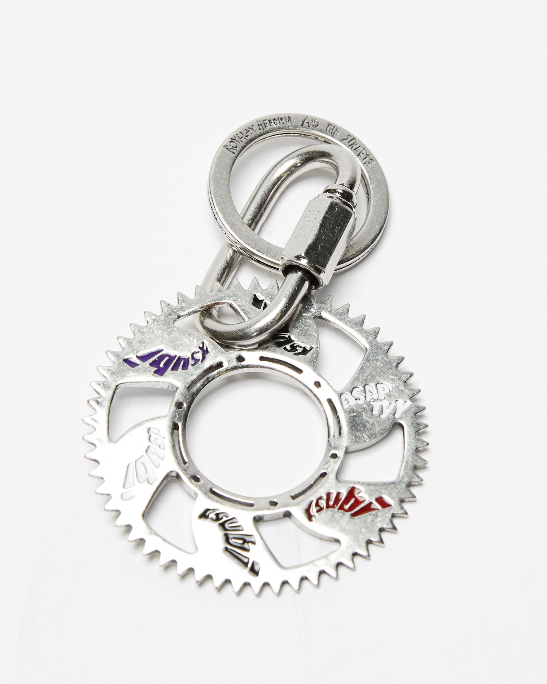 Ksubi Krystal Key Ring in Silver