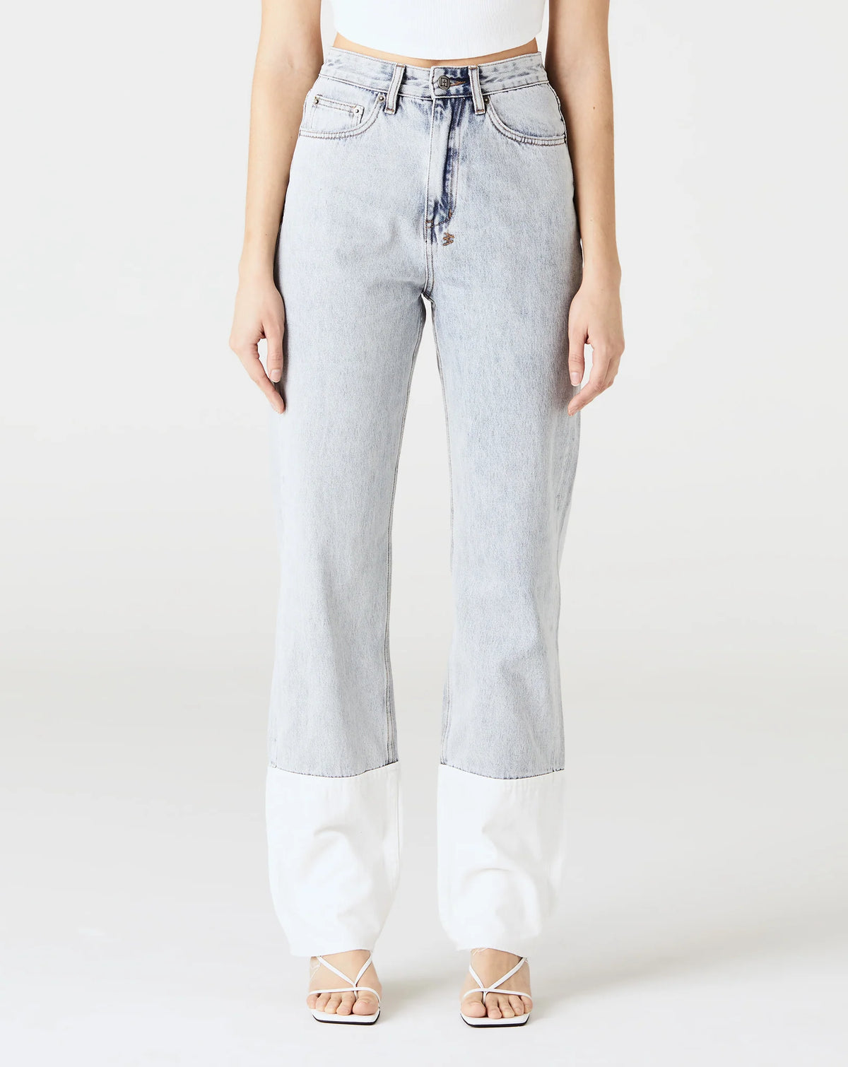 WOMENS PLAYBACK MUSE CUFFED DENIM JEANS