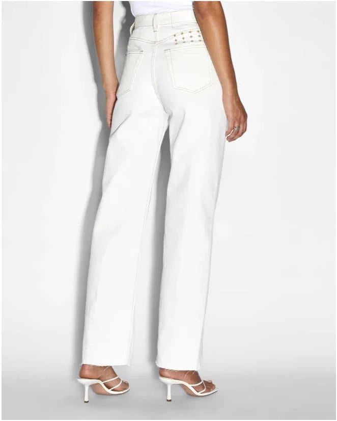 WOMENS  PLAYBACK SUGAR RUSH PANEL STRAIGHT DENIM JEANS