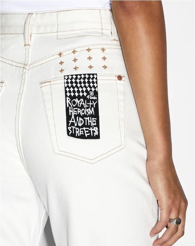 WOMENS PLAYBACK SUGAR RUSH PANEL DENIM JEANS