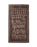 ROYALTY BEACH TOWEL CHOCOLATE