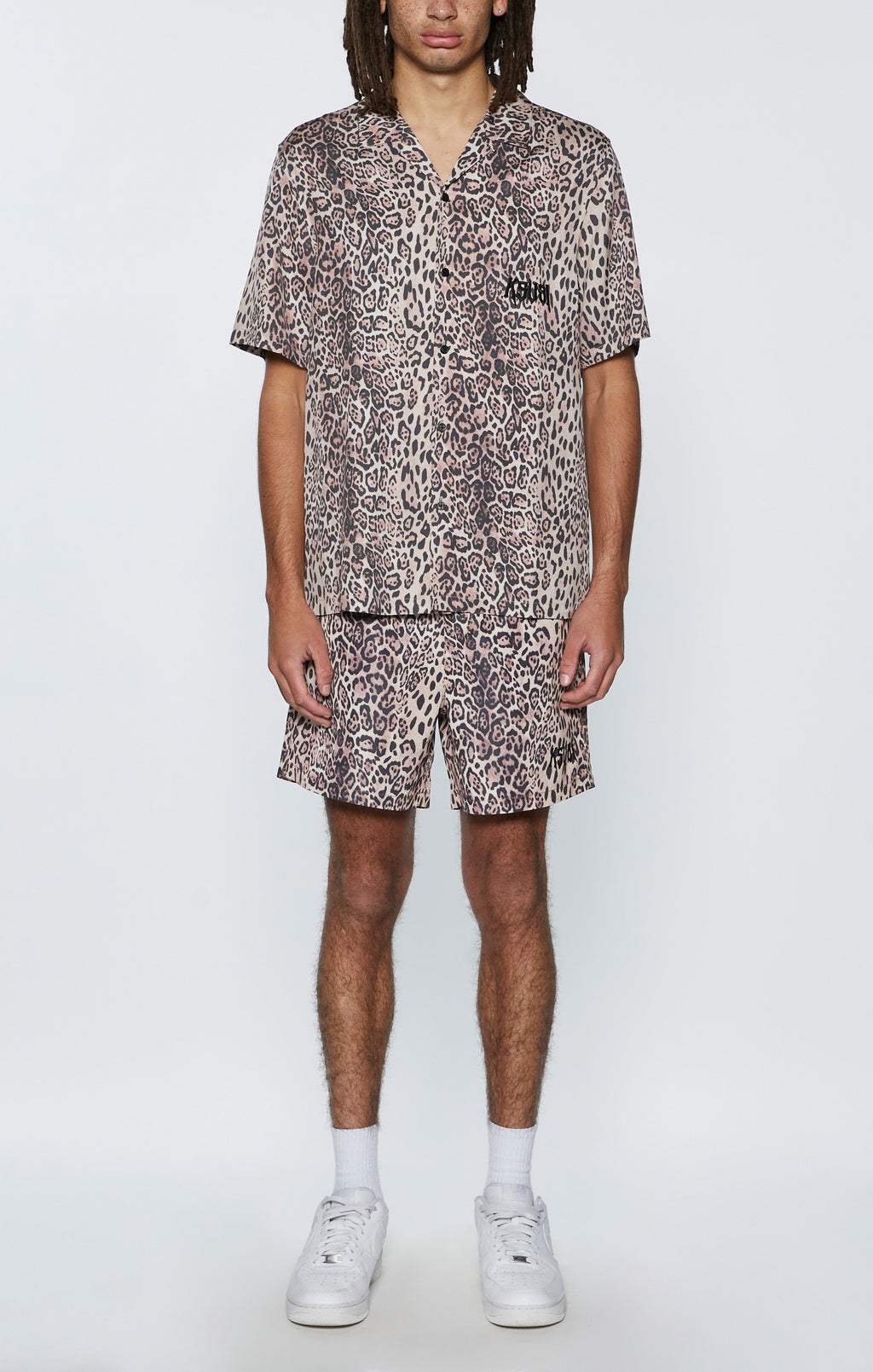 Mens Kingdom Resort Ss Shirt Multi Regular Shirts - Multi Colour