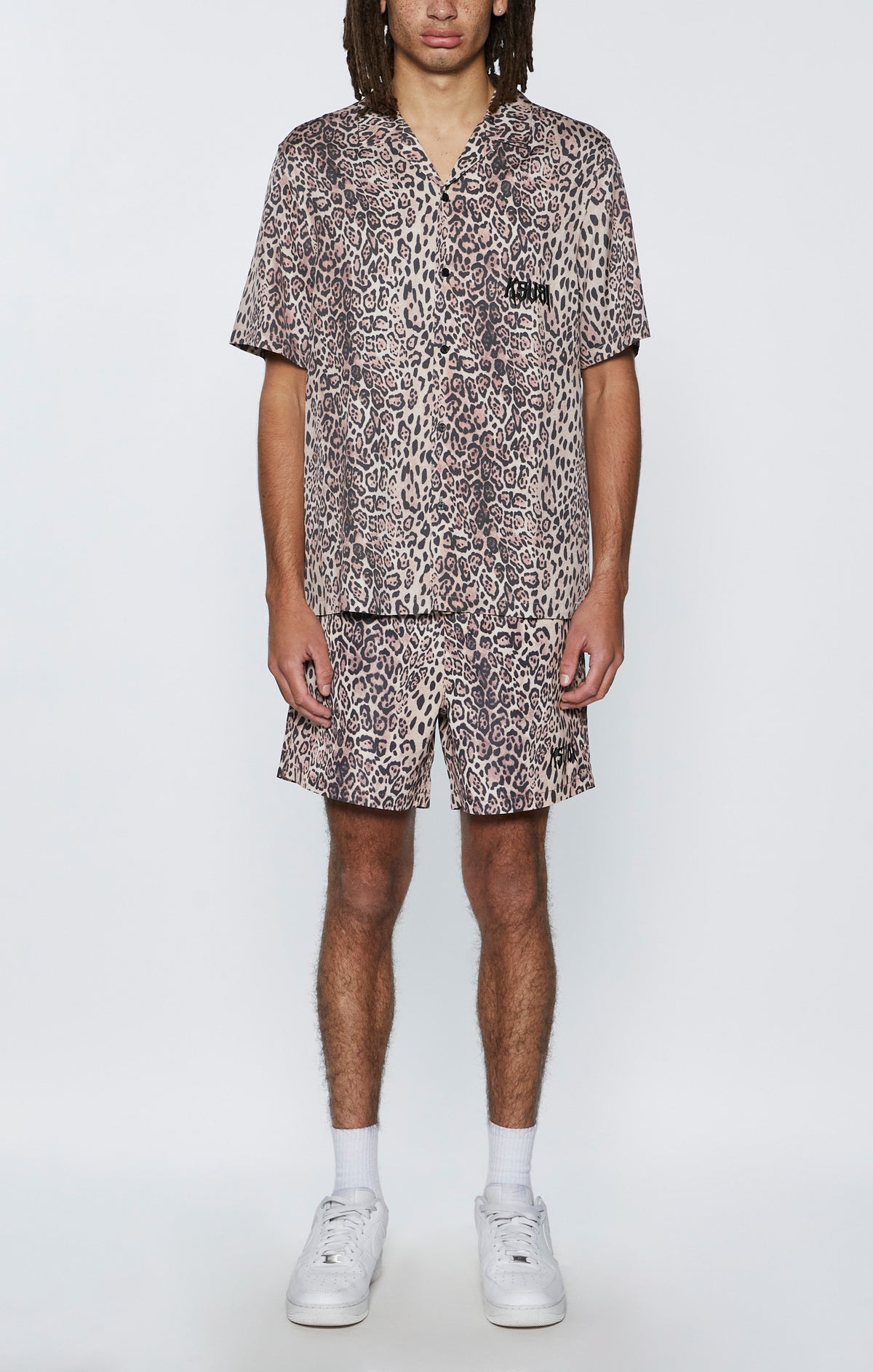 Mens Kingdom Resort Ss Shirt Multi Regular Shirts - Multi Colour