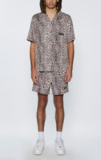 Mens Kingdom Resort Ss Shirt Multi Regular Shirts - Multi Colour