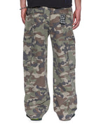 Mens Maxx Fugitive Cargo Kammo Oversized Pants - Green