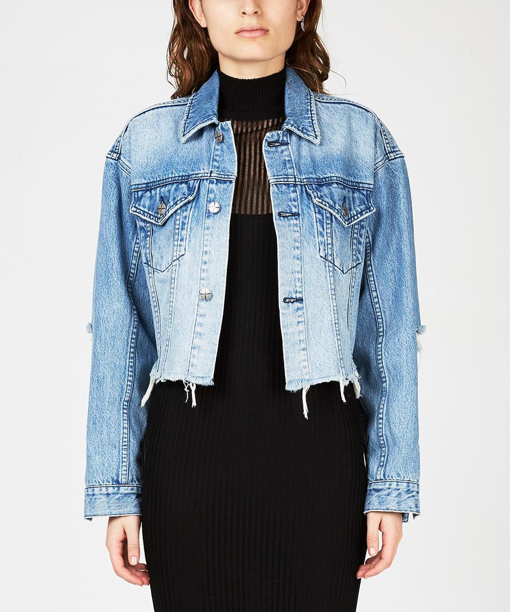 Buy Daggerz Crop Jacket Old Blue | Ksubi ++