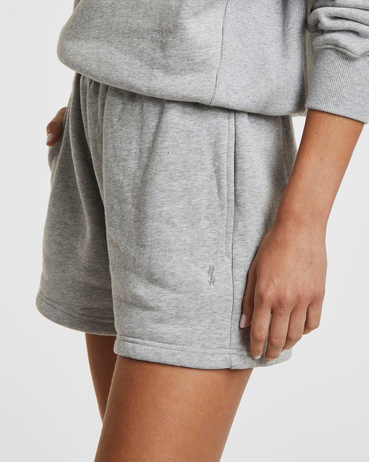 WOMENS 3 X 4 TRAK SHORT GREY MARL WALKSHORTS