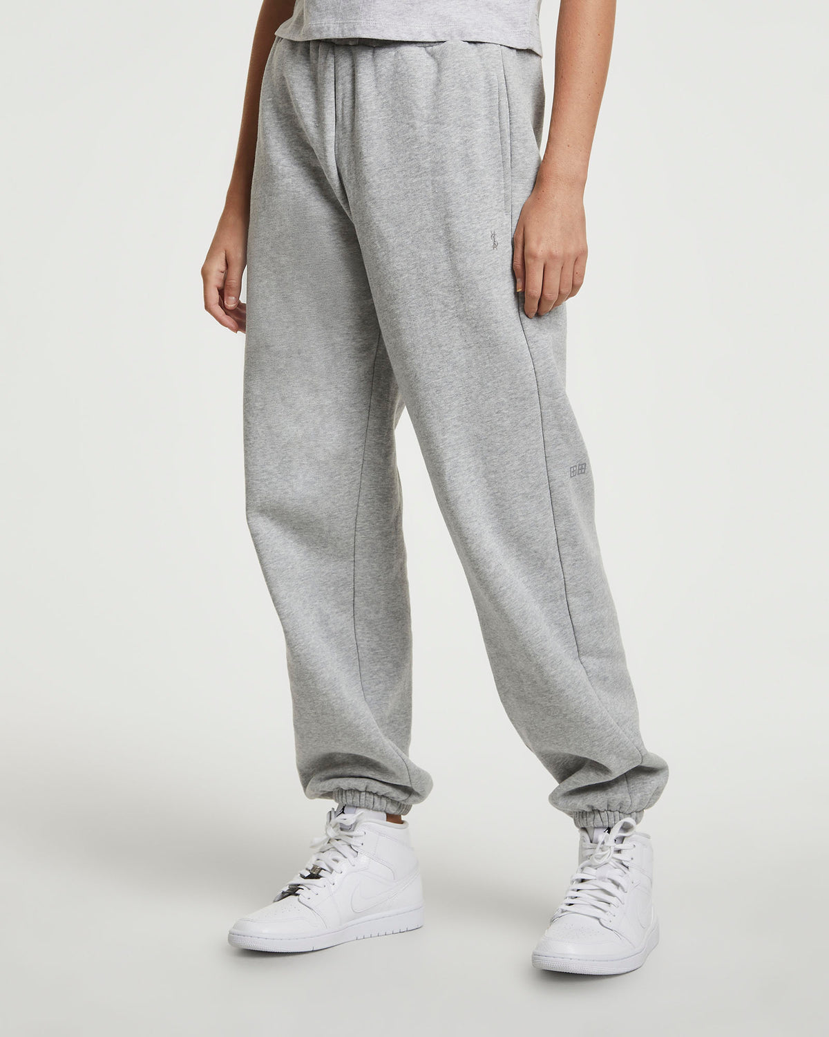 WOMENS 3 X 4 TRAK GREY MARL PANTS