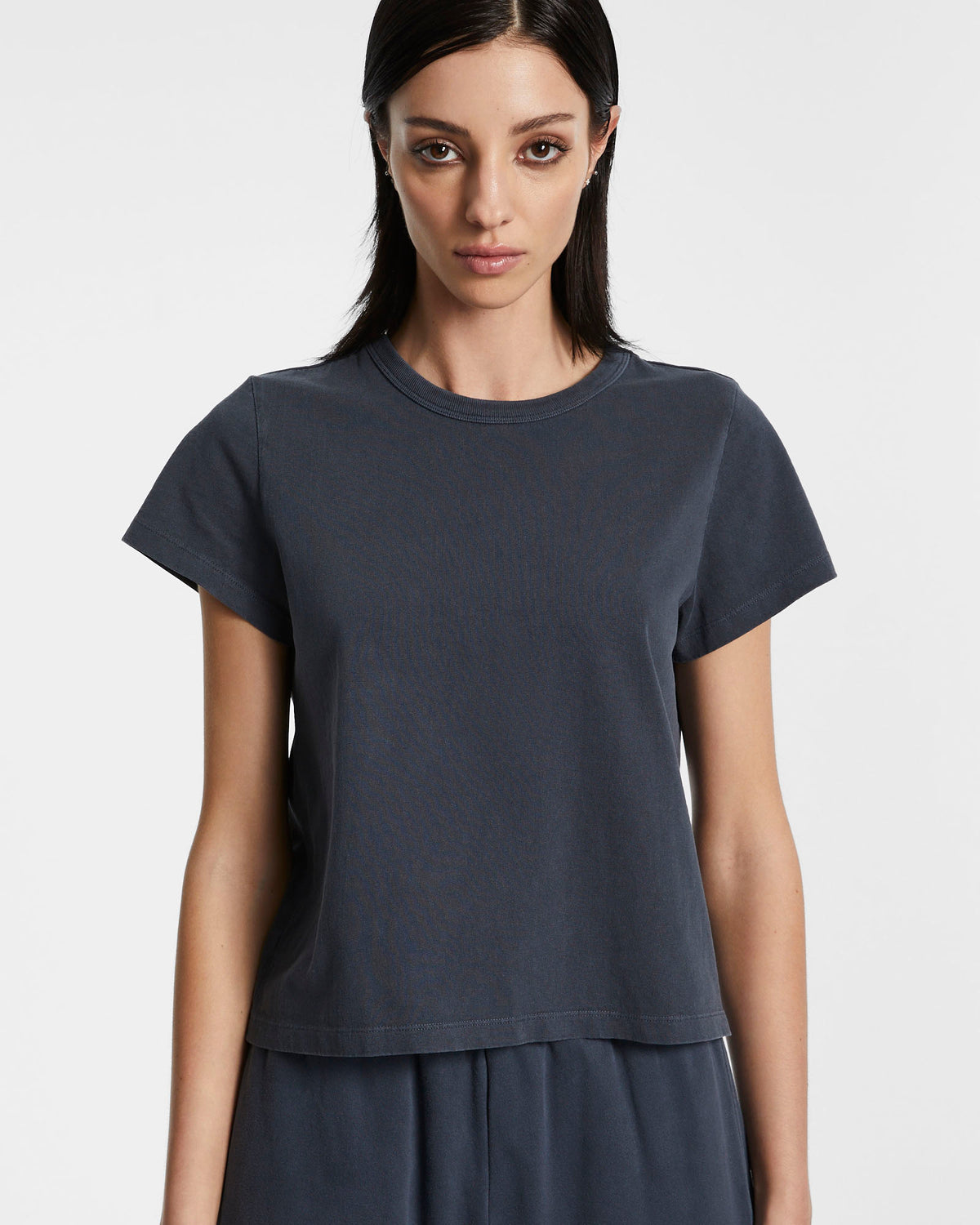 Womens 3 X 4 Mini Ss Tee Navy Tees | Ksubi