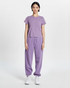 Womens 3 X 4 Mini Tee Lilac Fitted Tees - Purple